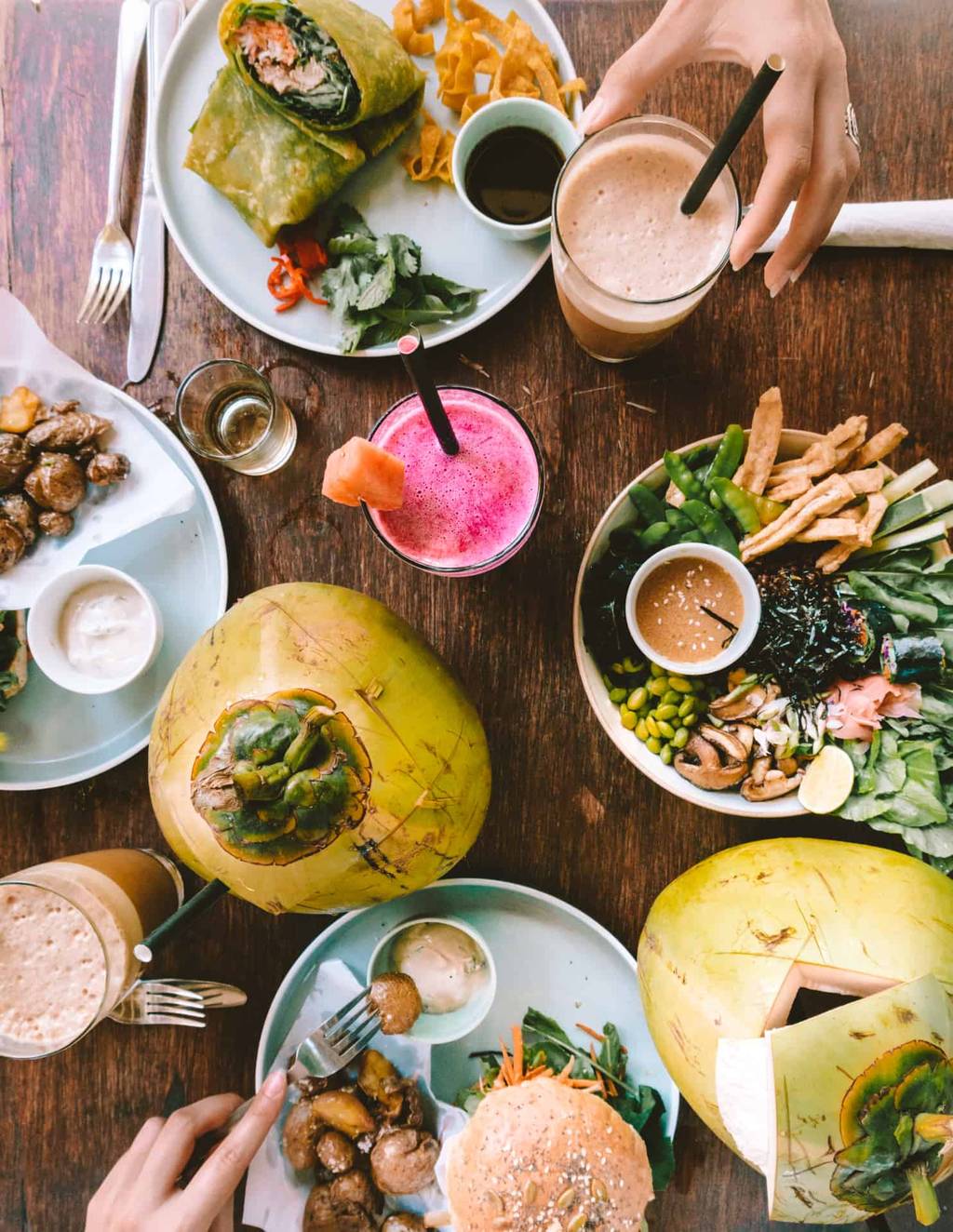 best restaurants canggu shady shack food