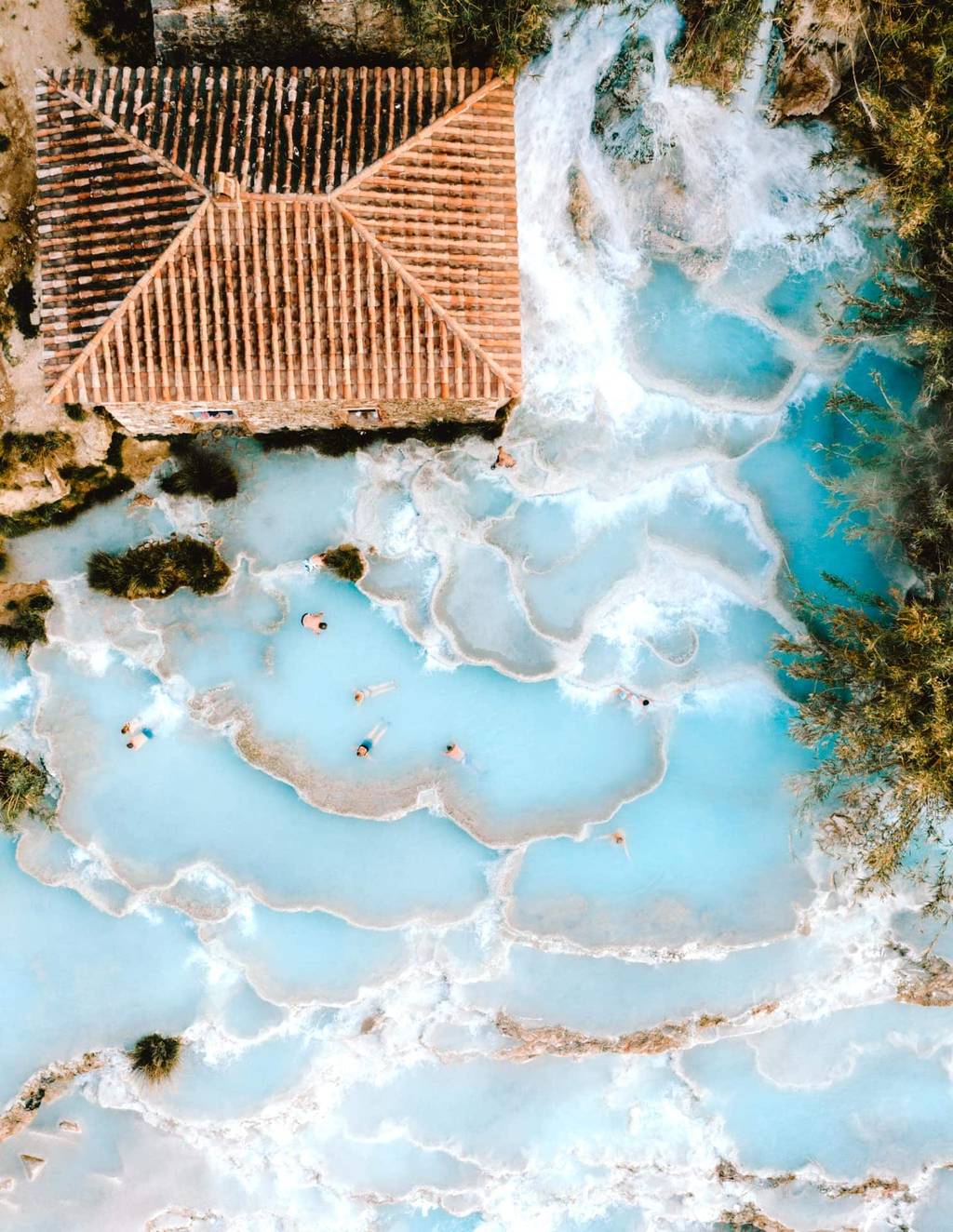 road trip toscane hotspring
