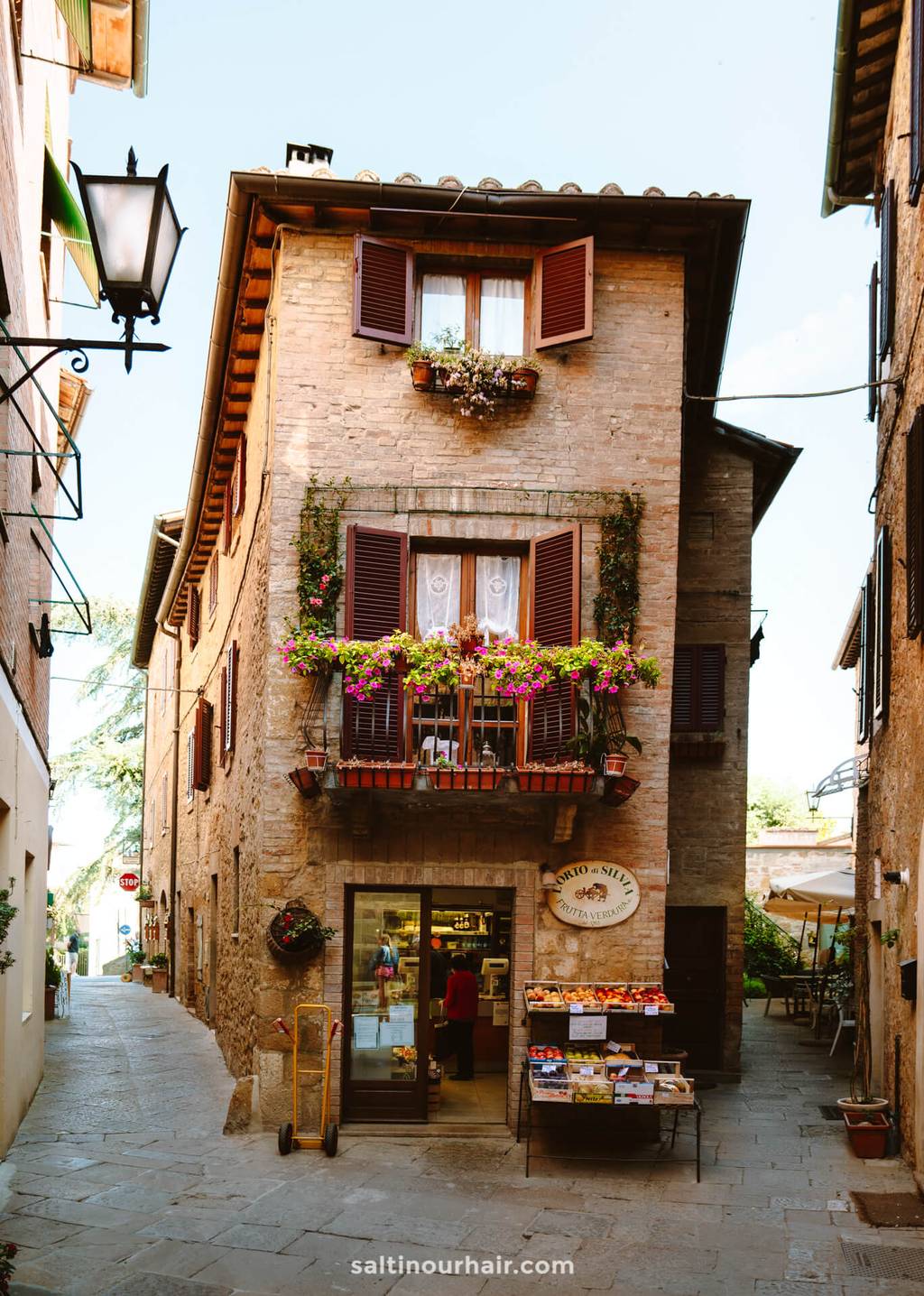 pienza itali&euml; dorp toscane