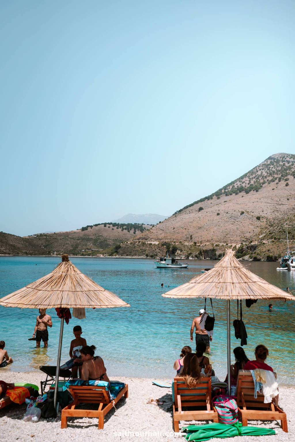 albani&euml; himare kasteel palermo strand