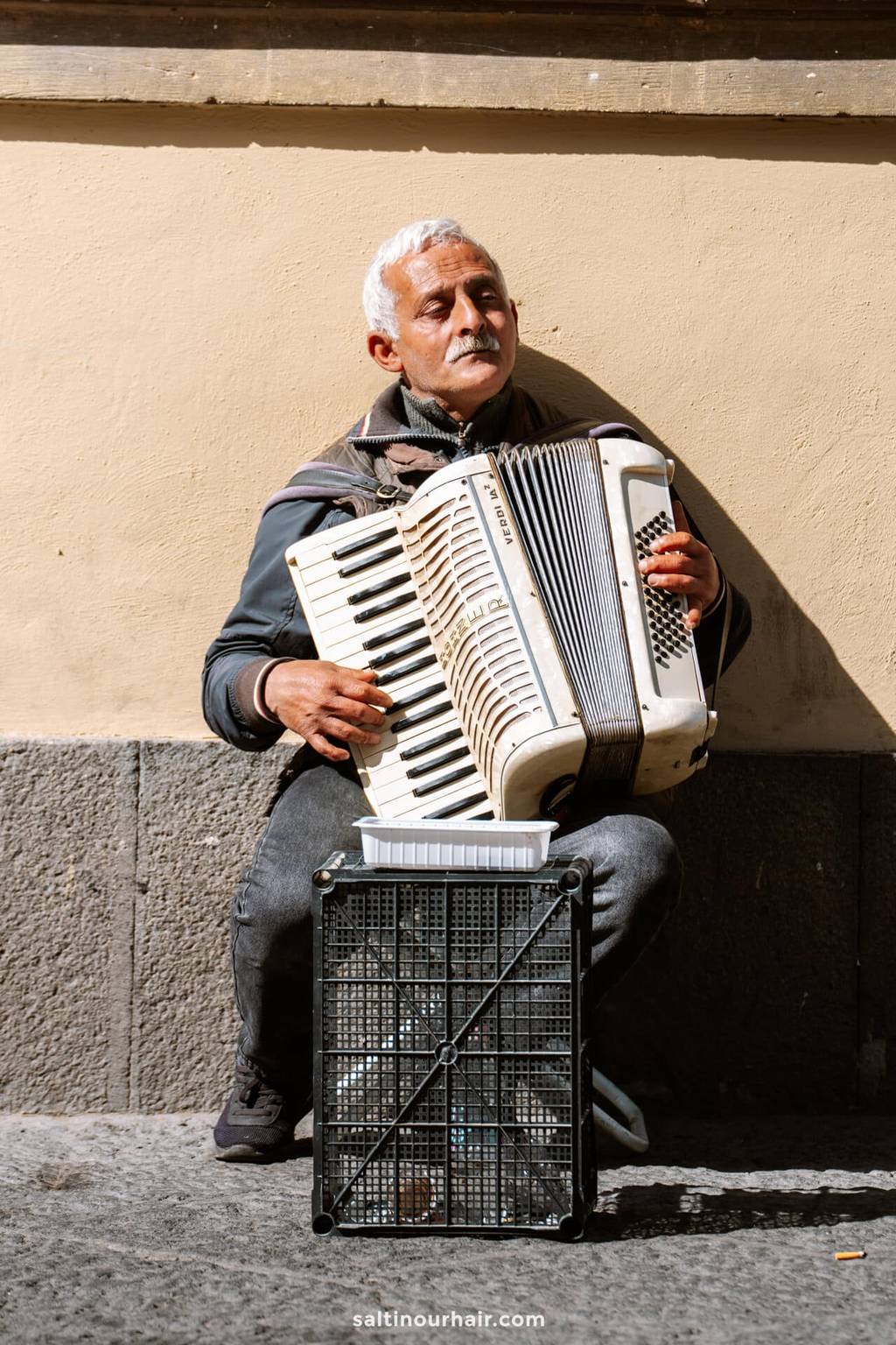 Straatmuzikant Catania Sicili&euml; Itali&euml;