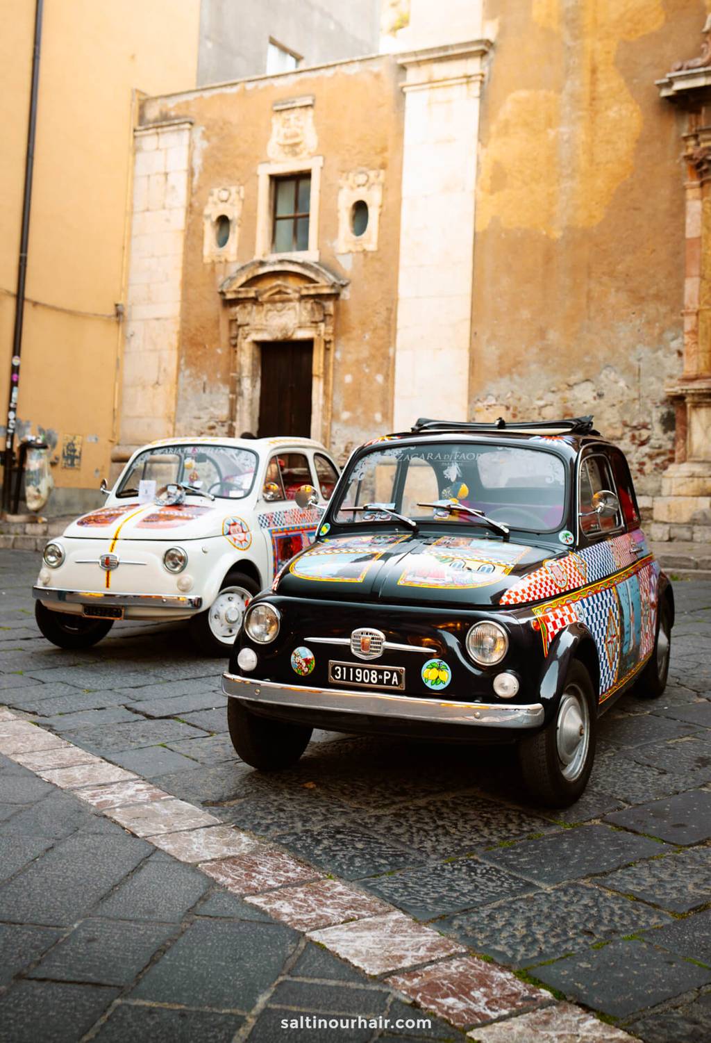 vintage fiat 500 sicili&euml; itali&euml;