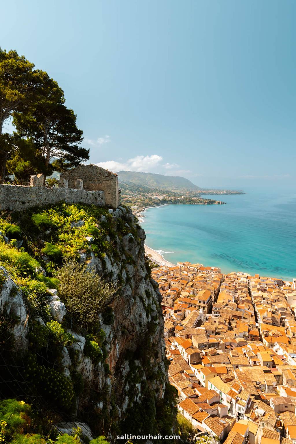 Sicili&euml; road trip beste uitzichtpunten van Cefalu italie
