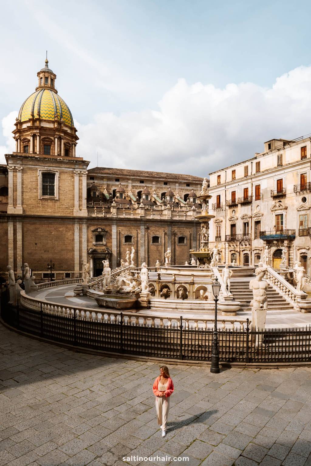 Sicili&euml; rondreis Palermo Fontana Pretoria