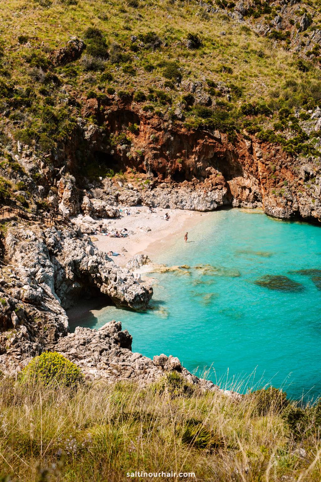 Riserva Naturale dello Zingaro Sicili&euml; Itali&euml; roadtrip
