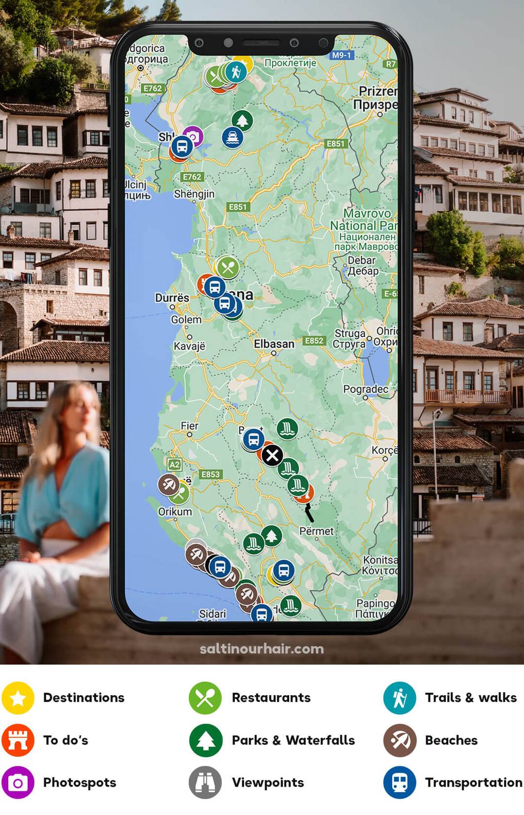 albania google maps