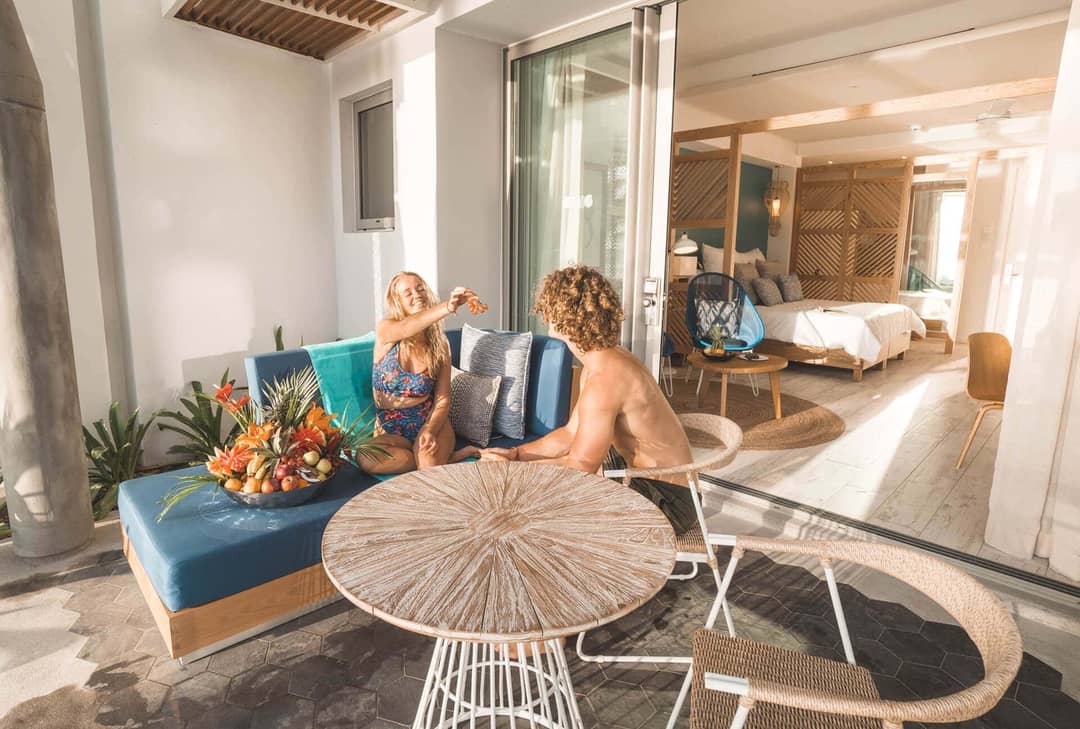 Best couples resort Mauritius terrace