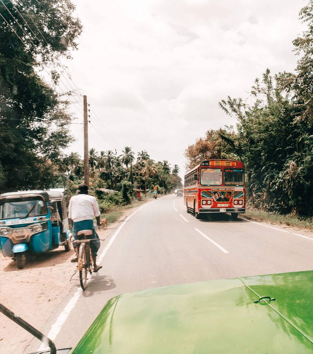 road trip east coast sri lanka bus