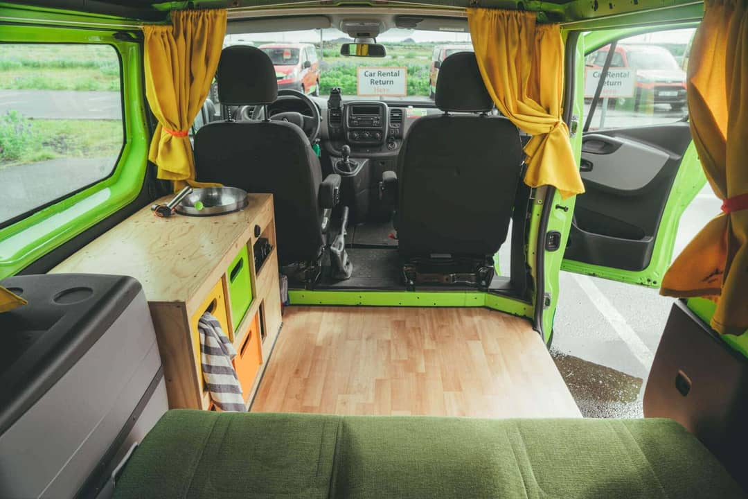 camping iceland campervan