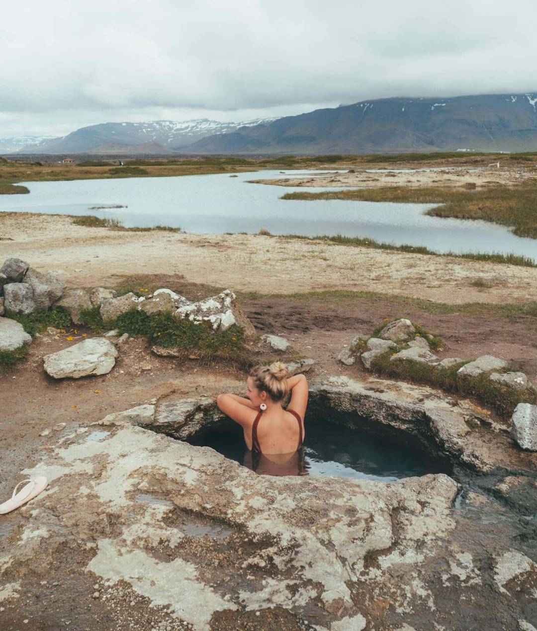 hot springs iceland Landbrotalaug