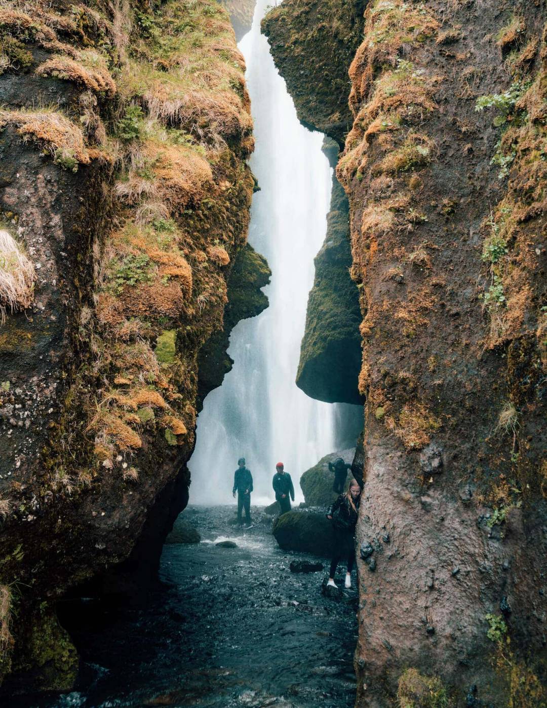 iceland route guide campsites Gljúfrafoss