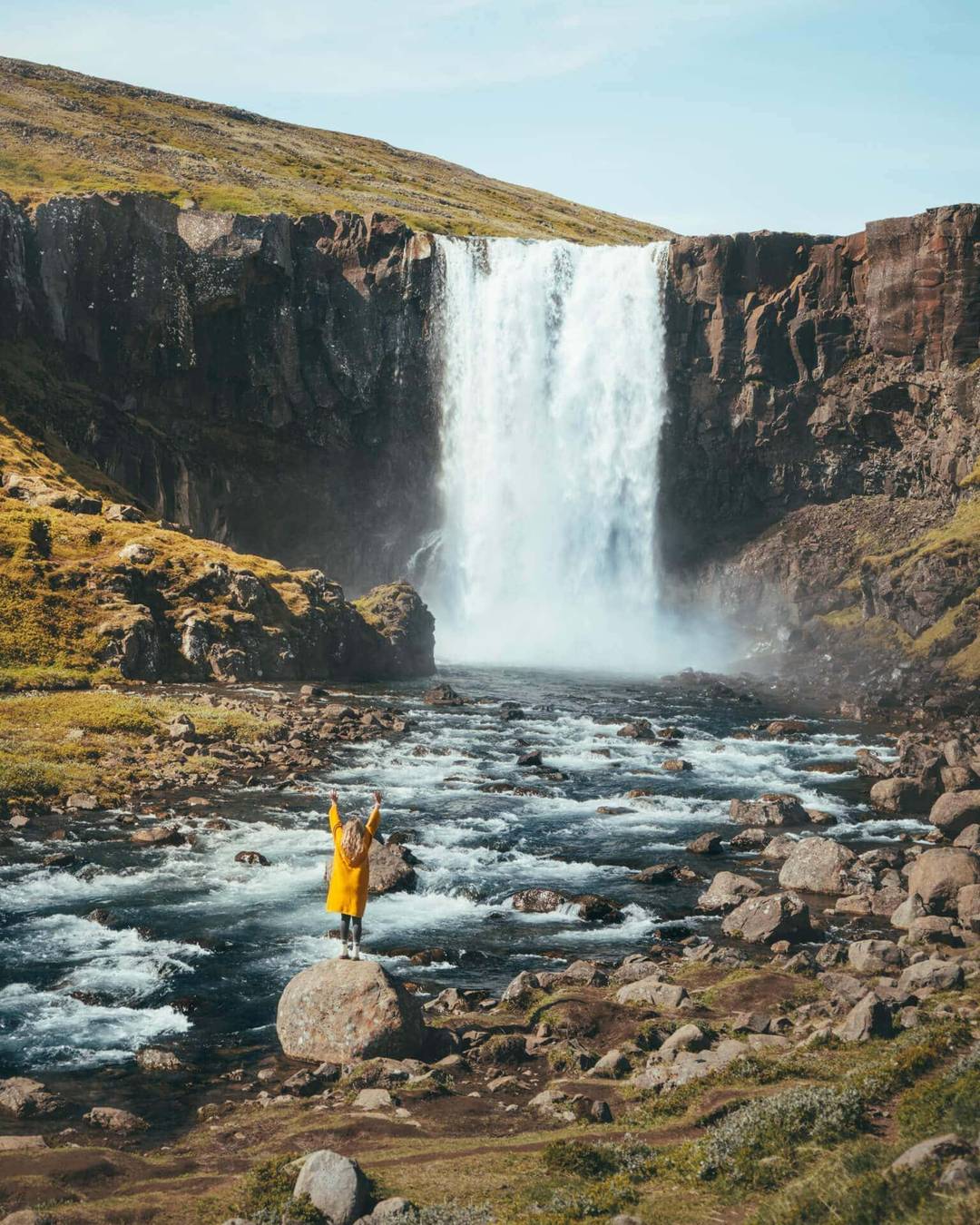 waterfalls iceland gufufoss