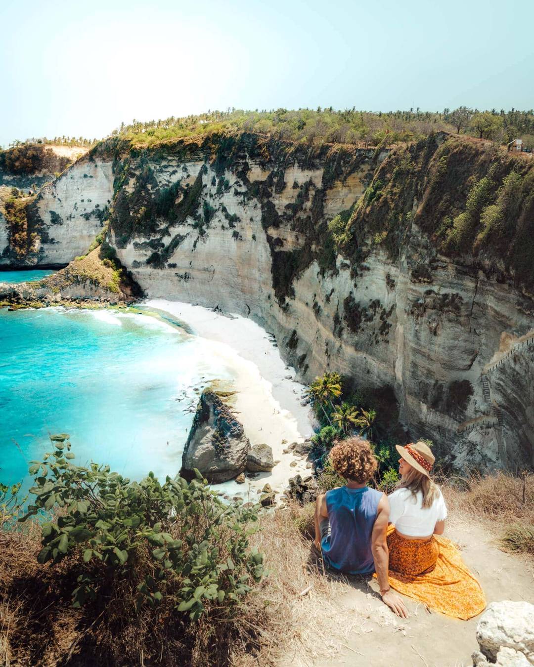 Diamond Beach Nusa Penida gezichtspunt 
