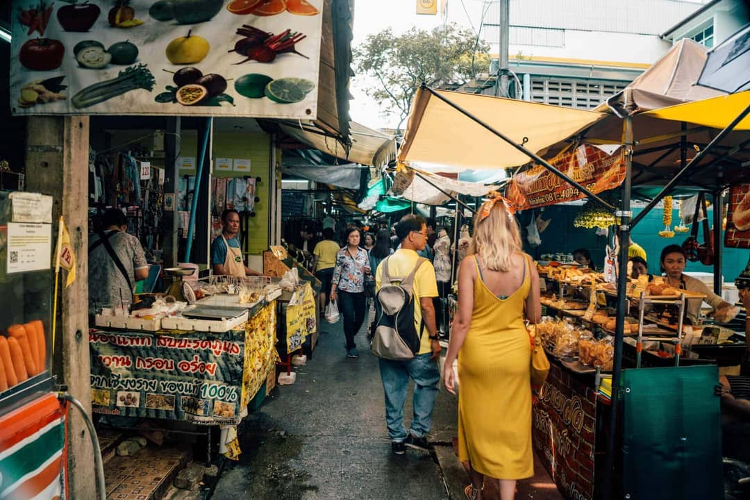dingen om te doen bangkok markt