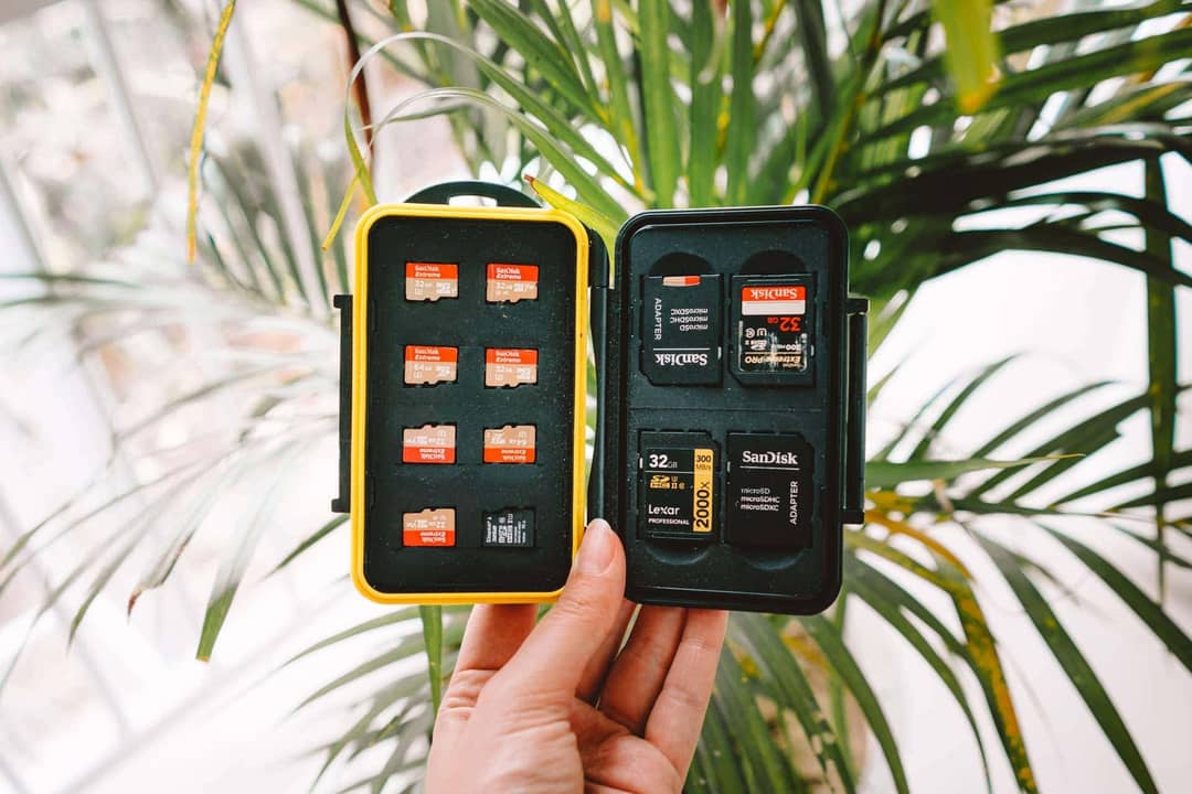 travel photography camera Salt in our hair memory cards