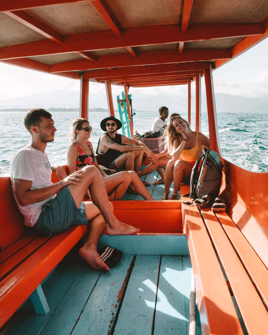 gili snorkeling underwater sculptures rent boat
