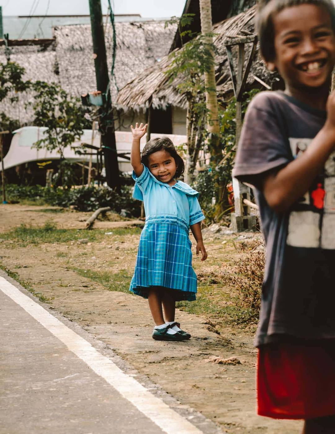 girl local village siargao