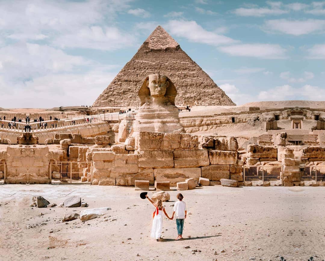 Egypte reisroute Ca&iuml;ro piramides