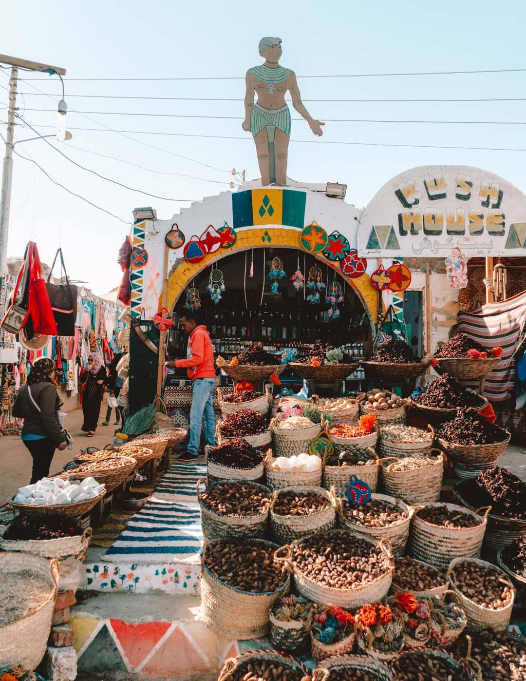 nubische dorp egypte kruiden
