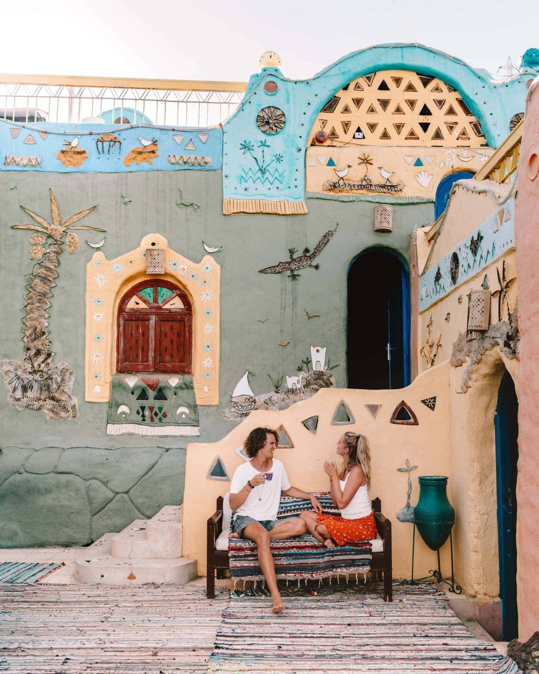 nubisch dorp egypte
