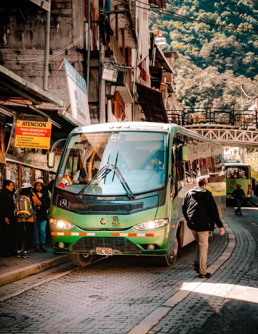 Machu Picchu shuttlebus
