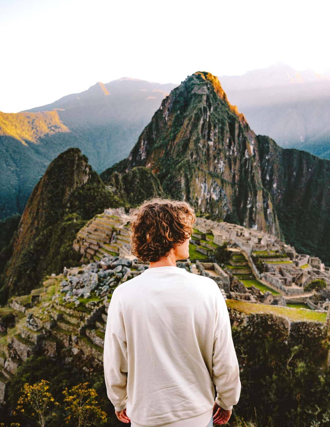 machu picchu zonsopgang uitzicht