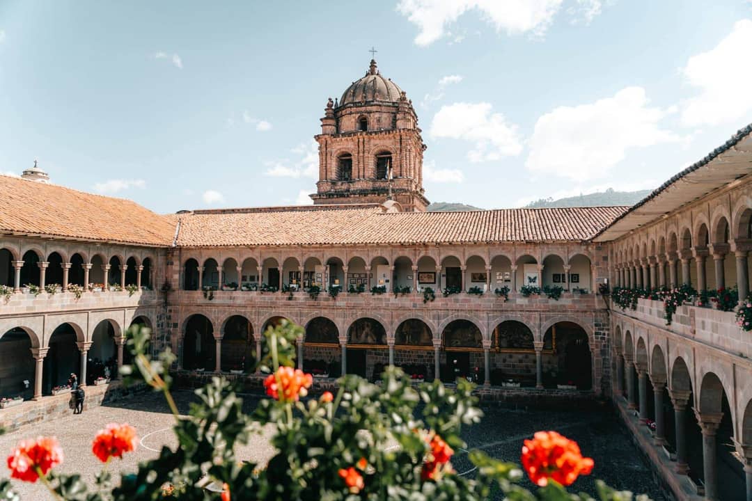 Qoricancha-tempel doen in Cusco Peru 
