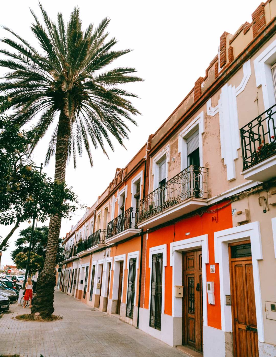 valencia spain colorful Cabanyal