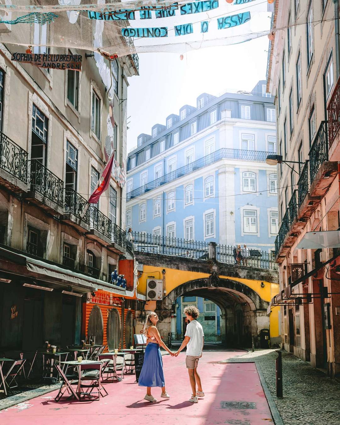 dingen om te doen lissabon portugal roze straat