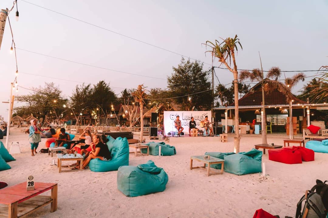 beach club gili air bali