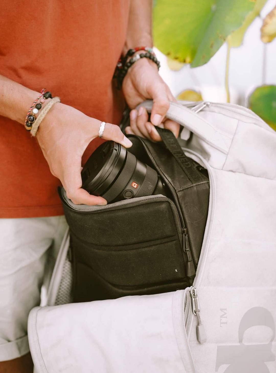 Travel photography camera backpack