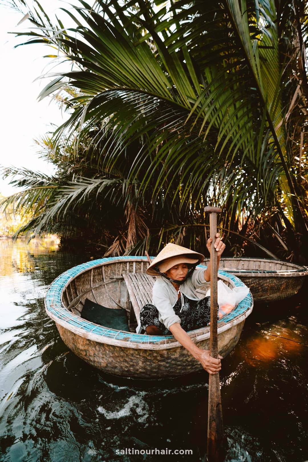 hoi an basket boat