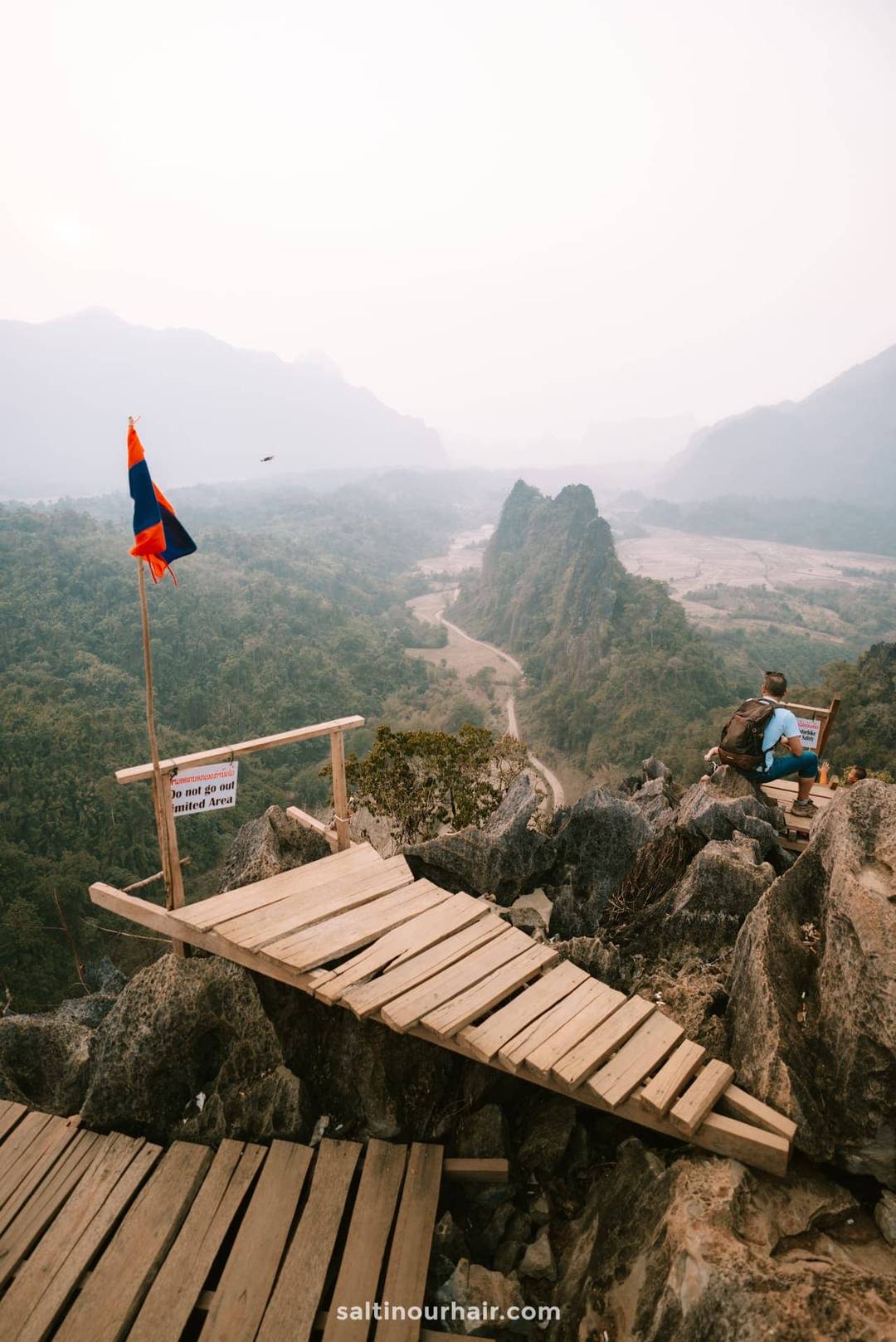 vang vieng Nam Xay uitkijkpunt