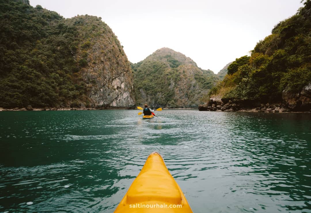 Kayaking Ha Long Bay