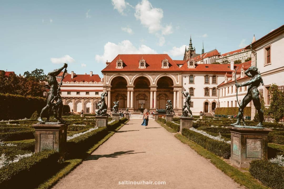 Gardens below Prague Castle