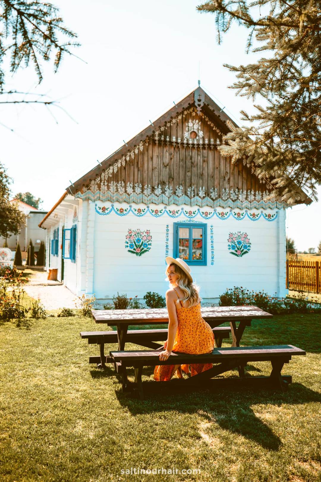 Zalipie most beautiful village Poland