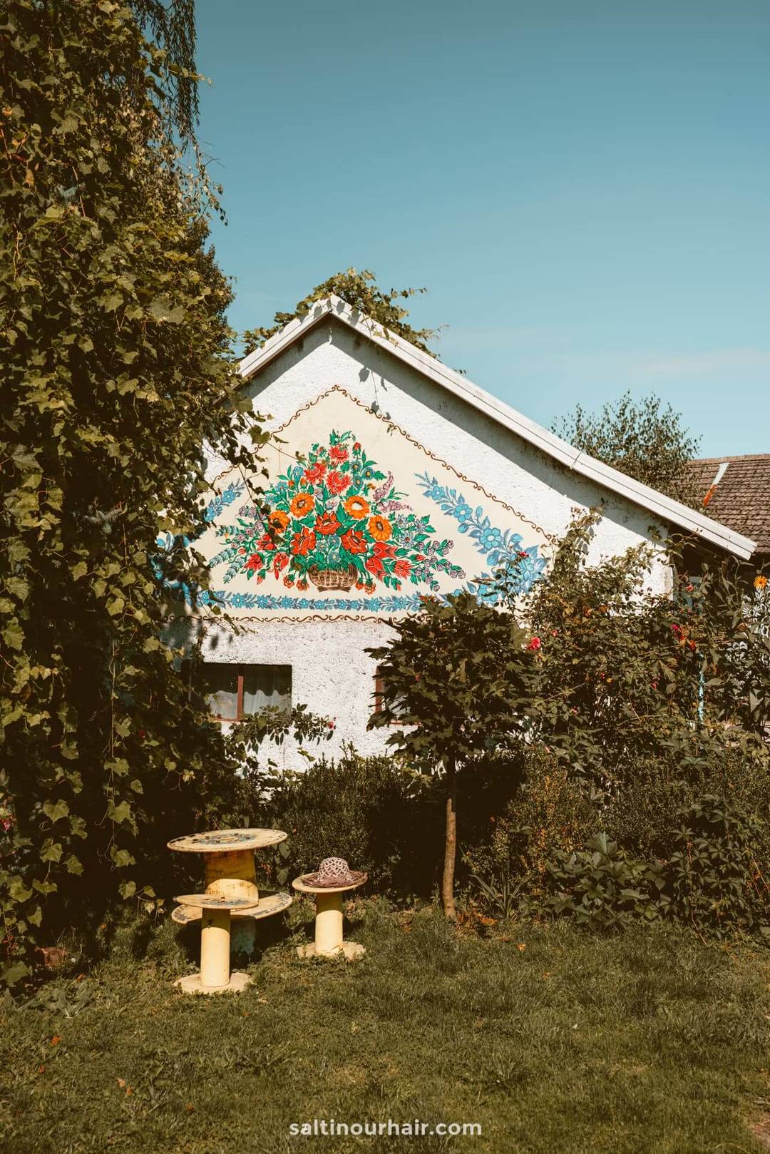 colorful village poland