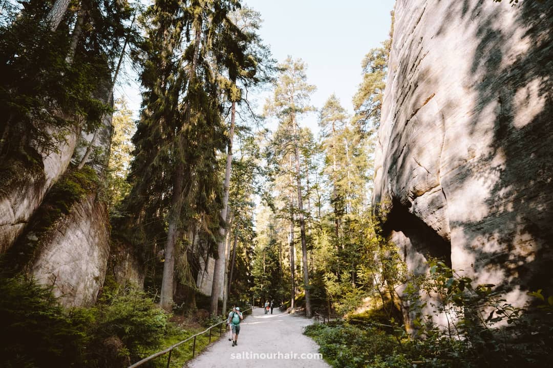 trail Adrspach Teplice Rocks czech republic