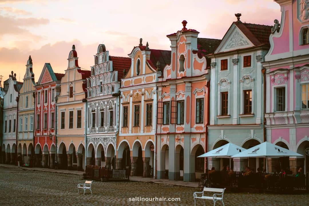 colored houses europe