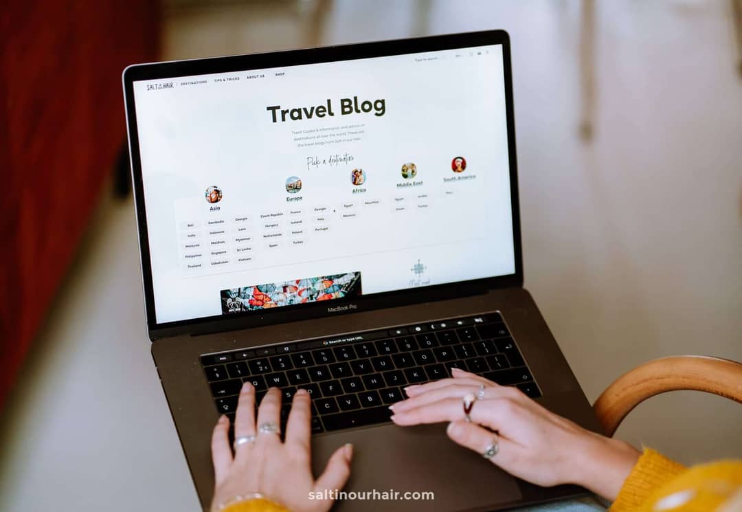 how to start a blog homepage