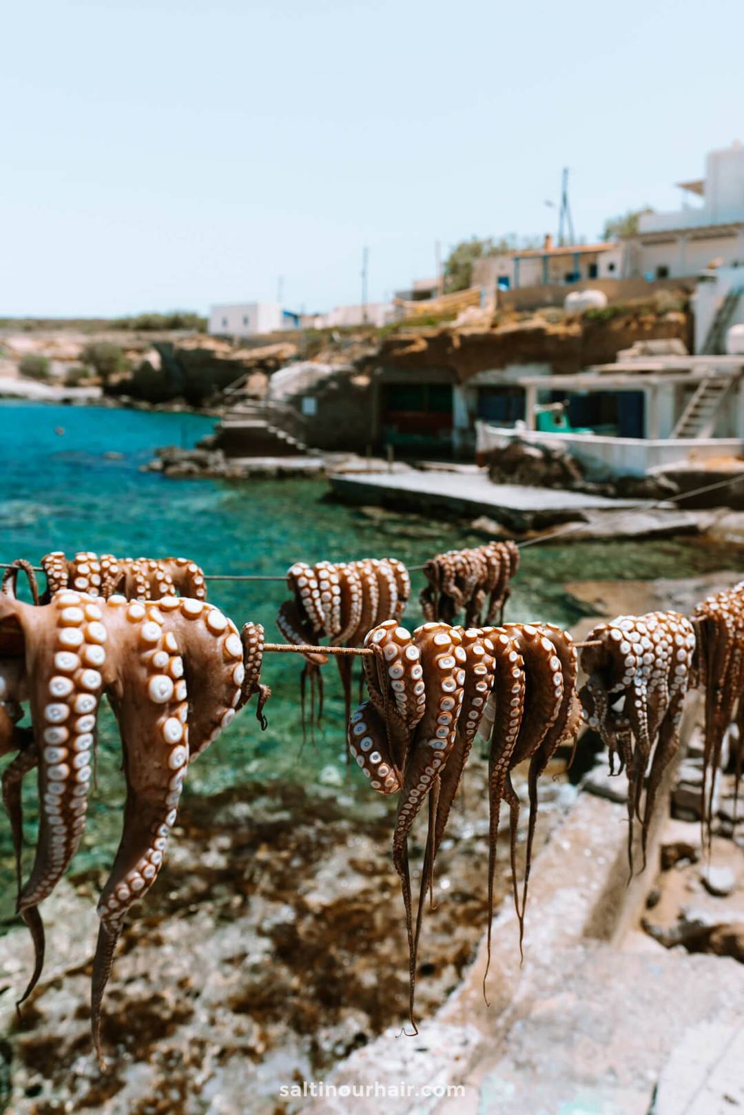 milos greece Mandrakia Point