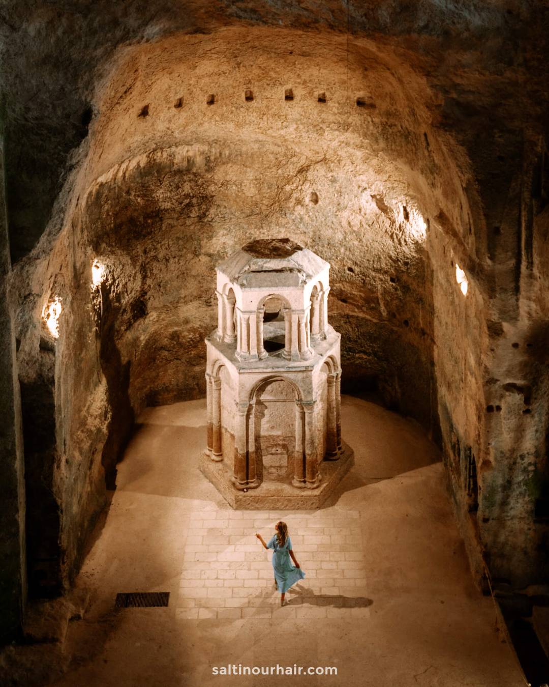 Aubeterre france underground church