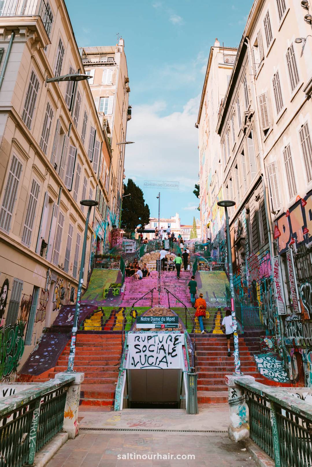marseille Escaliers du Cours Julien