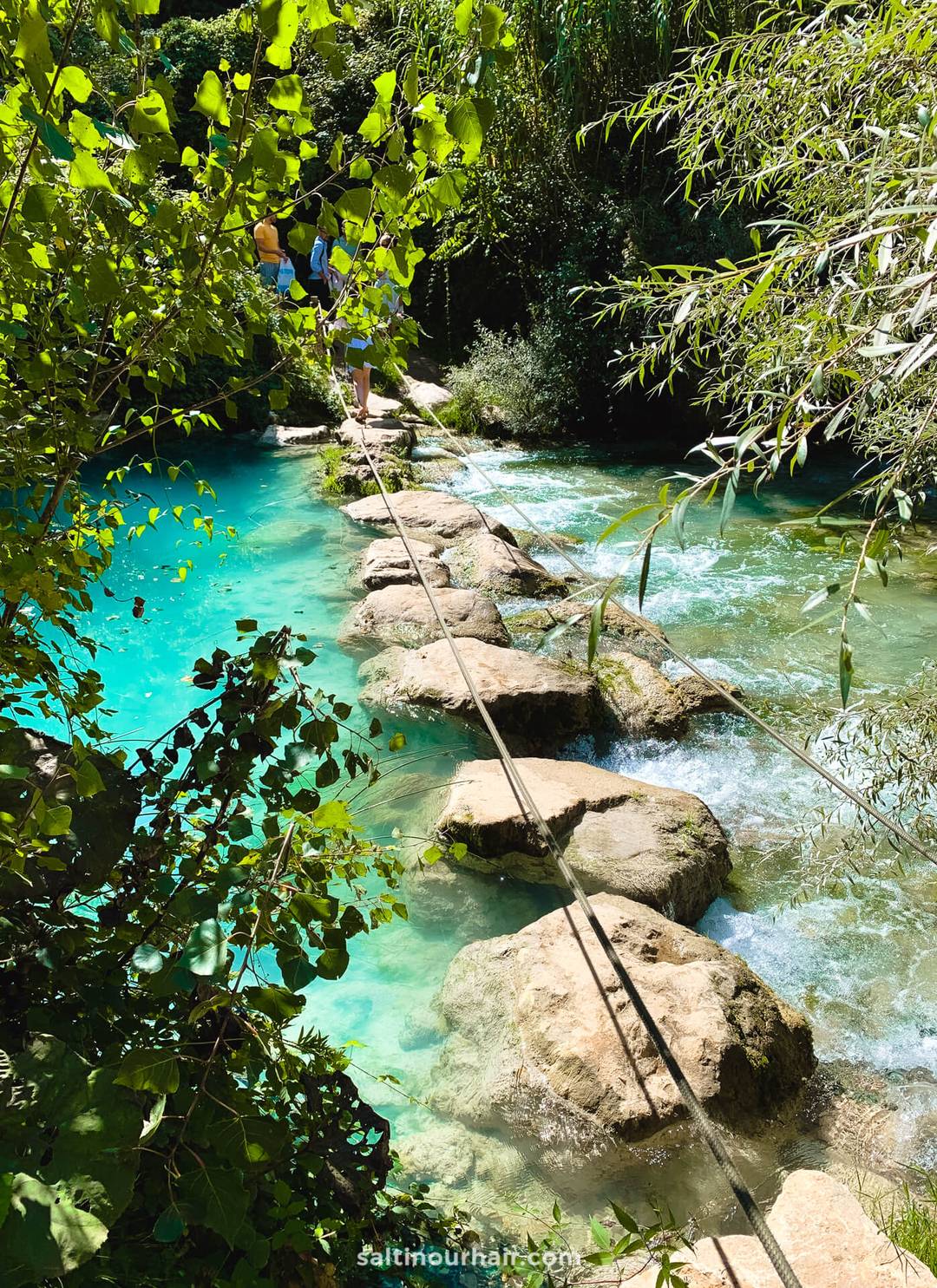 Elsa Trail waterfall tuscany italy