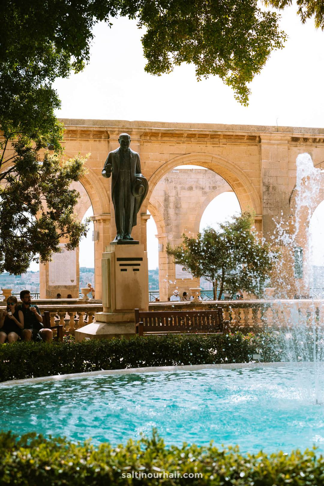 upper barrakka gardens valletta