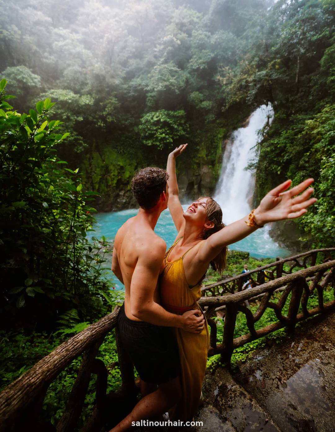 la fortuna costa rica Rio celeste waterval