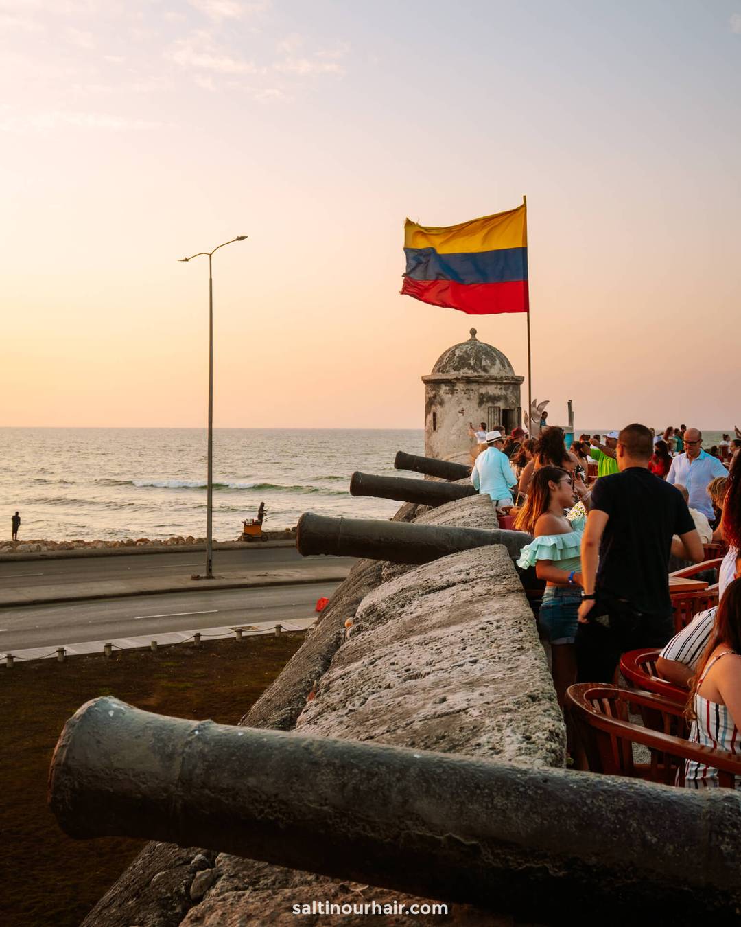 Cartagena zonsondergang