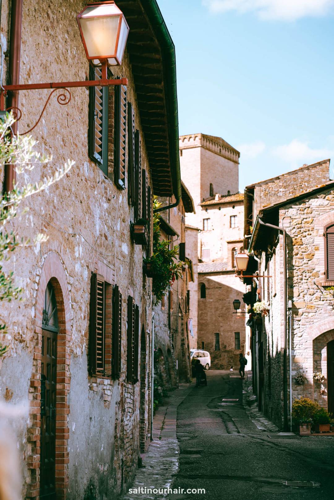 streets san gimignano italy