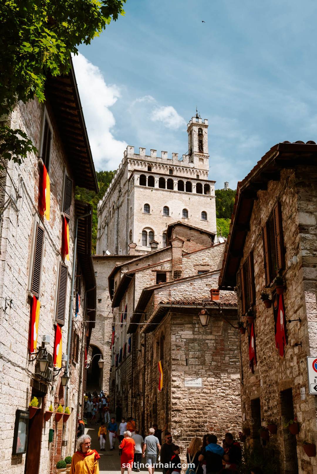 Gubbio dingen om te doen umbri&euml; itali&euml; 