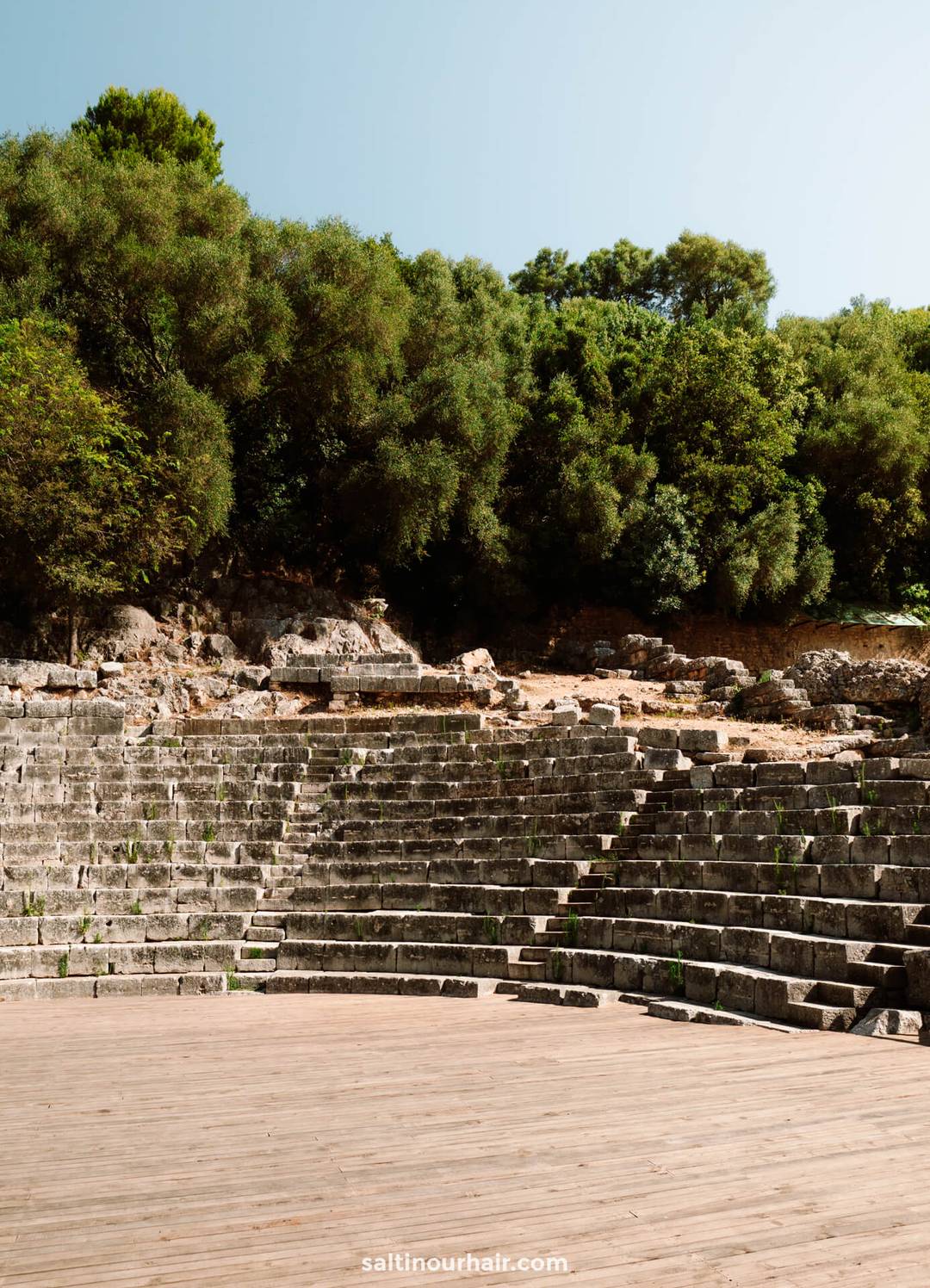 butrint national park albania roman theatre